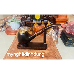 Tẩu hút thuốc đa năng bằng gỗ trắc đỏ đen 