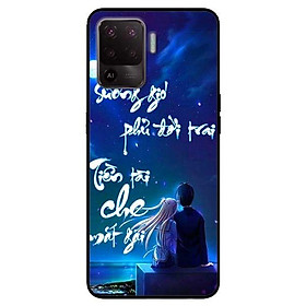 Ốp lưng dành cho Oppo A54 - A74 - A94 - mẫu Thư Pháp Sương Gió