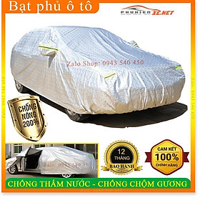 Bạt Che Phủ Xe Ô Tô Cao Cấp 3 Lớp Chống Nắng Nóng Chống Nước Chống xước - 3XL