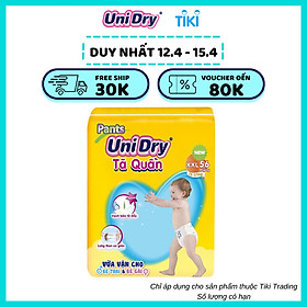 Tã Quần Unidry Ultra Jumbo XXL56 (56 Miếng)