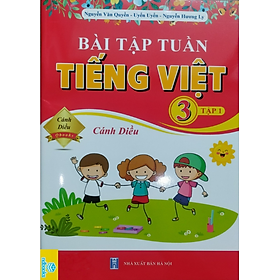 Hình ảnh Sách - Bài Tập Tuần Tiếng Việt Lớp 3 - Tập 1 ( Cánh Diều )