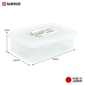 Mua Hộp nhựa cao cấp bảo quản thực phẩm hình chữ nhật 830ml - Hàng nội địa Nhật
