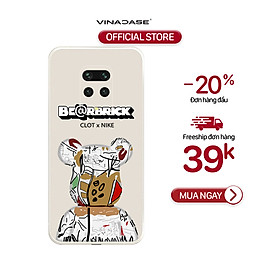 Ốp lưng Vina Case Xiaomi Redmi Note 8/Redmi Note 9/Redmi 9A/Redmi 9T/Poco X3/...Silicone TPU dẻo viền vuông bảo vệ camera hình Bearbrick 3D(Hàng Chính Hãng)