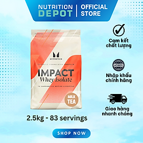 Sữa Tăng Cơ Impact Isolate Protein 2.5kg (100 lần dùng) -  Nutrition Depot