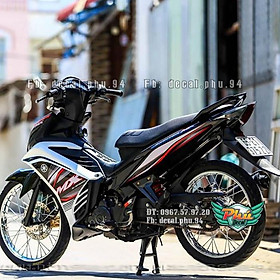 Tem rời EX 2011-2014 MX trắng đen