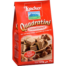 [ Date 03/25 ] Bánh xốp Loacker Quadratini Napolitaner 125g