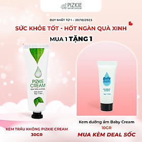 Kem Trầu Không Pizkie Cream Cho Da Bị Viêm Da Cơ Địa, Chàm Sữa 10gr