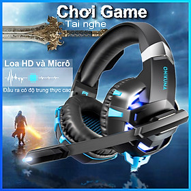 Tai nghe chơi game chụp tai có dây ONIKUMA K2 PRO có Mic có Đèn RGB LED