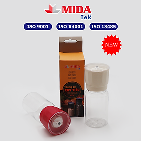 Mua Dụng cụ xay tiêu MIDATEK cối xay ceramic Màu Kem chai nhựa dung tích 100ml miệng hũ 38mm