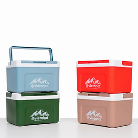 Mua Bình đựng đá mini VN3932 thùng vuông hot trend giữ nhiệt lâu  bảo quản thực phẩm dung tích 2.3lít - Hàng chính hãng