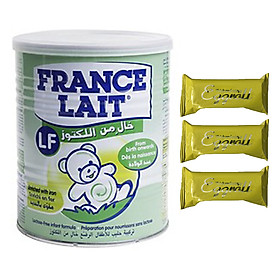 Sữa bột France Lait LF 400g - Tăng cường sức đề kháng và hệ thống miễn dịch, hỗ trợ phát triển và bảo vệ hệ tiêu hóa cho Trẻ Tiêu Chảy từ 0 – 12 tháng tuổi - Tặng 03 bánh Quế cuộn