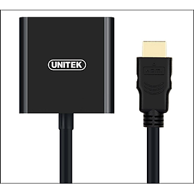 Mua Cáp Chuyển Đổi HDMI Sang VGA Có Audio 15cm Y6355 UNITEK- Hàng Nhập Khẩu