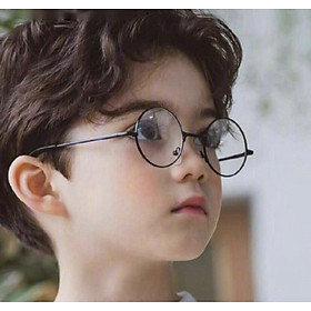 Gọng Kính Trẻ Em, Gọng Kính Giả Cận Mắt Tròn Xoe Dễ Thương Cho Bé Trai và Bé Gái