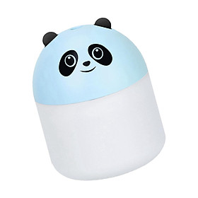Small Air Humidifier Mist Diffuser 250ml with Night Light for Baby Bedroom white