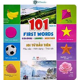 Sách 101 Từ đầu tiên: Màu sắc - Hình dạng - Thời tiết