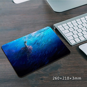 Mua Miếng Lót Chuột Dễ Thương Chữ Nhật  nhiều hình dễ thương ( 21 x 26 cm )