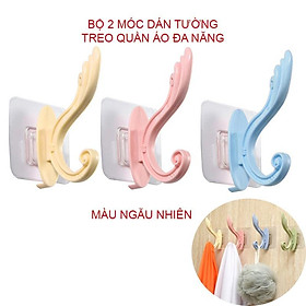 BỘ 3 MÓC TREO QUẦN ÁO ĐA NĂNG DÁN TƯỜNG LOẠI LỚN