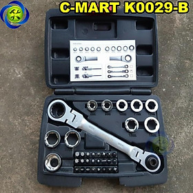 Mua Bộ cờ lê tự động gật gù C-Mart K0029-B 36 chi tiết