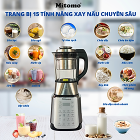 Mua Máy xay nấu sữa hạt đa năng chuyên dụng Mitomo MSH-539V1  công suất 1800W  hàng chính hãng bảo hành 3 năm toàn quốc