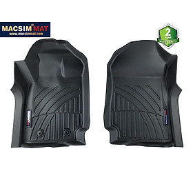 Thảm lót sàn xe ô tô Ford Ranger Raptor Nhãn hiệu Macsim chất liệu nhựa TPV cao cấp màu đen