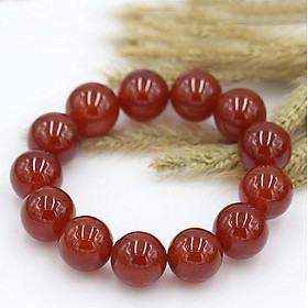 Vòng tay mã não đỏ 16mm