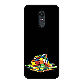 Ốp Lưng in cho Xiaomi Redmi 5 Plus Mẫu Rubik Màu Nước - Hàng Chính Hãng