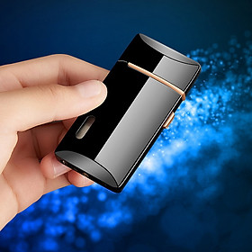 Mua Bật lửa khò 2 lửa cao cấp thiết kế sang trọng (Màu đen)