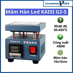 Mua Mâm nhiệt hàn led KAISI 818 G2-5 kích thước 10x10cm nhiệt độ 0-450 độ C