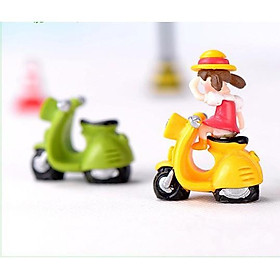 Xe vespa làm tiểu cảnh terrarium decor sen đá/ mô hình trang trí