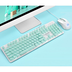Mua Bộ Bàn Phím Chuột N.518 Thiết Kế Đèn Led Siêu Xinh  Phím Tròn Cá Tính