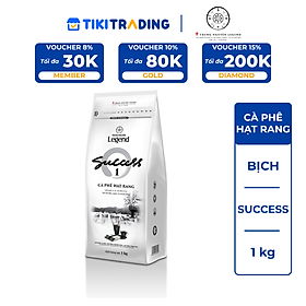 Trung Nguyên Legend - Cà phê hạt rang Success 1 - Bịch 1kg