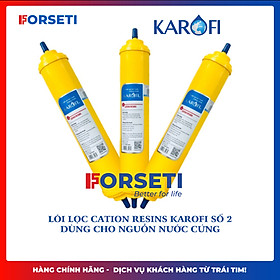Lõi số 2 Karofi Cation T33 dùng cho các máy N-e117, N-e118...xử lý nguồn nước cứng nhiễm đá vôi Hàng chính hãng có xuất hóa đơn VAT