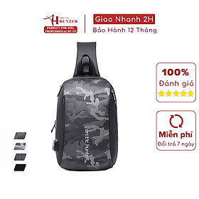 Balo một dây đeo chéo Arctic Hunter XB00081 chất liệu Oxford chống thấm