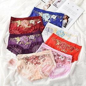 Combo 5 quần lót nữ xuất nhật hoa hồng