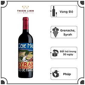 Rượu Vang Đỏ Pháp Cote Mas Syrah Grenache