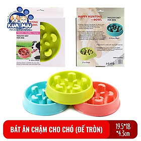 Bát Ăn Chậm, Chống Sặc Đế Tròn Cho Chó Happy Hunting Bowl 009