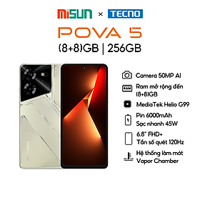 Mua Điện thoại Tecno POVA 5 (8+8)/256GB - MediaTek G99 - Sạc nhanh 45W | Tần số quét 120HZ - Hàng Chính Hãng