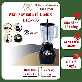 Mua Máy Xay Sinh Tố Đa Năng Gia Đình Liolux LIO-703 Dung Tích 1.5L Xay Rau Củ Quả  Xay Đá Chuyên Biệt - Hàng chính hãng