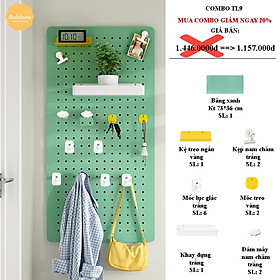 Mua Bảng lỗ Pegboard Dola Home kim loại cao cấp treo tường. Phù hợp đặt ở góc làm việc  trang trí nhà cửa