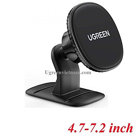 Ugreen 80785 giá hít từ tính màu đen dùng để cố định điện thoai trên xe