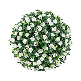 Simulation Plant Flower Hanging Topiary Ball 7.8inch Elegant for Coffee Shop