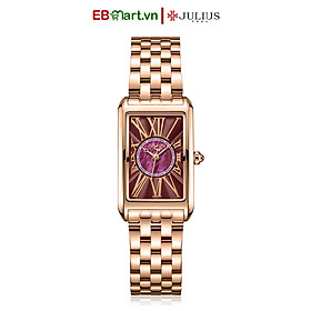 Đồng Hồ Nữ Julius Star JS-060 Kính Sapphire Đường Kính 23x35mm | EBMart