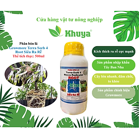 Phân bón lá Growmore Terra Sorb 4 Root Siêu Ra Rễ chai 500ml