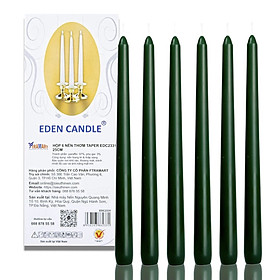 Mua Hộp 6 nến thơm taper Eden Candle FTRAMART EDC2331 25 cm (Xanh rêu đậm)