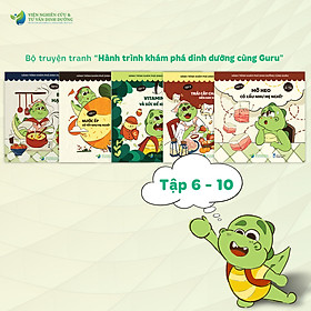 Truyện tranh dinh dưỡng cho bé "Hành trình khám phá dinh dưỡng cùng Guru