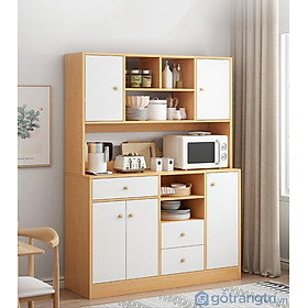 Mua Tủ bếp bằng gỗ MDF chắc chắn kiểu dáng hiện đại
