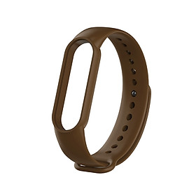 Dây Đeo Thay Thế Cho Vòng Đeo Tay Thông Minh Xiaomi Miband 5 Dẻo TPU chơn màu