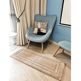 Mua Thảm Lau Chân Trải Sàn Trang Trí Mine Home Chùi Chân Chống Trơn Trượt Thấm Nước Dài 60cm Hoặc 120cm cao cấp lông len