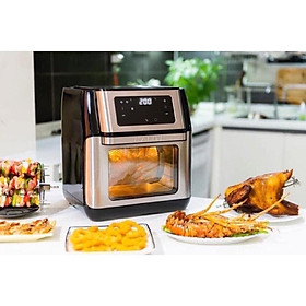Mua NỒI CHIÊN KHÔNG DẦU KIÊM LÒ NƯỚNG  LÒ SẤY KALITE 10L - TẶNG CHAI DẦU XỊT VÀ KẸP GẮP THỨC ĂN