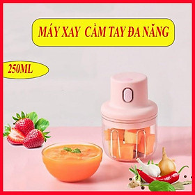 Mua Máy Xay Mini Sạc Điện Cầm Tay  Xay Thịt  Đồ Ăn Dặm Cho Bé  Gia Vị  Tỏi  Ớt Siêu Tiện Dụng Cho Bạn